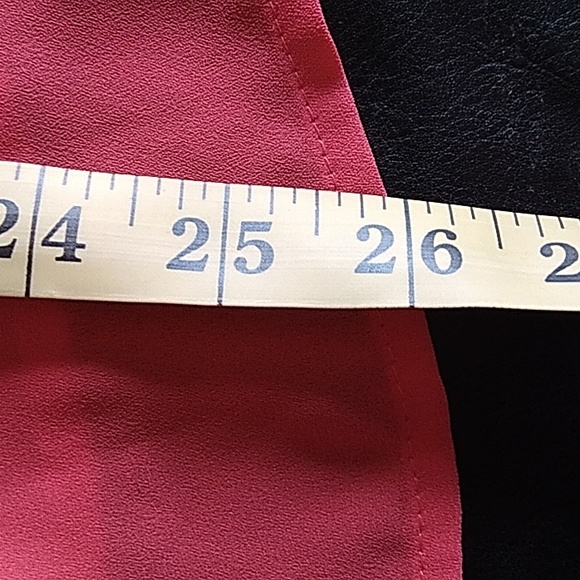 Apt 9 cayenne coral sheer button blouse XLP - Picture 14 of 16